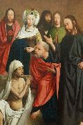 Geertgen Tot Sint Jans The resurrection of Lazarus oil painting